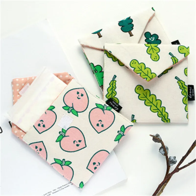 Мультяшная тампон сумка для гигиенических салфеток сумка-Органайзер косметики