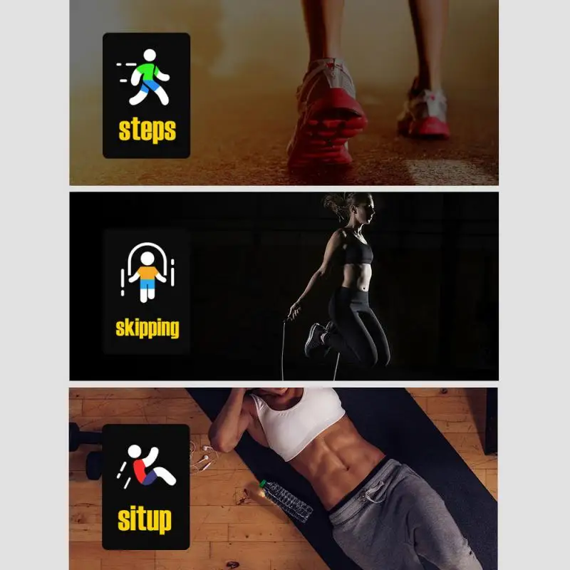 Фитнес-браслет с цветным экраном пульсометром тонометром и шагомером |