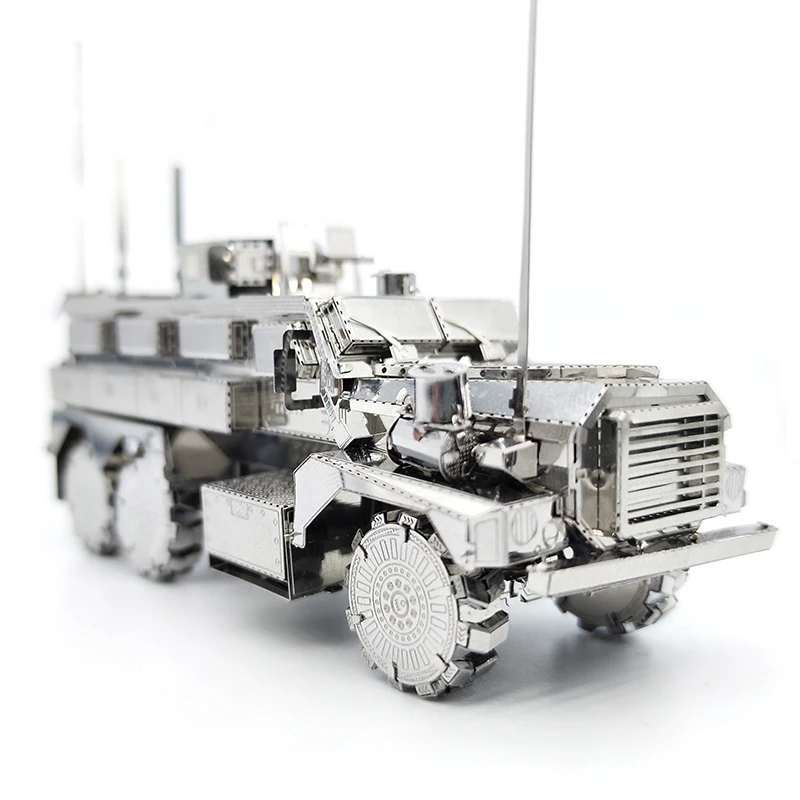 Модель MMZ 3D металлический пазл США Кугар 6x6 MRAP VFHICLE DIY сборные модели наборы Лазерная вырезка пазл игрушки для взрослых подарки