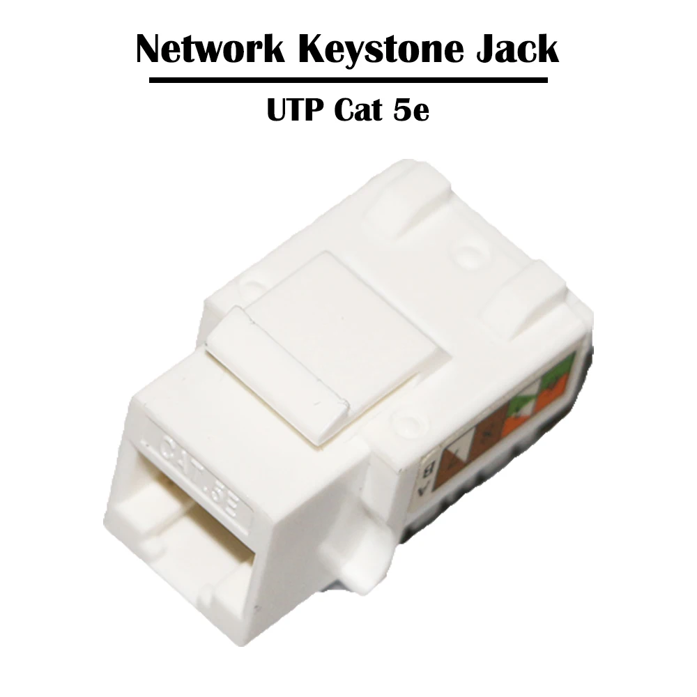 Сетевой тестер Keystone Jack Fluke с разъемом Ethernet 50 шт./лот Cat 3/Cat 5e/Cat 6 передача данных RJ11/RJ