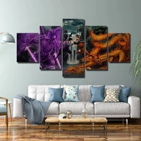 anime naruto poster 5 pieces sasuke canvas painting wall picture mural living room bedroom home cudros decoration