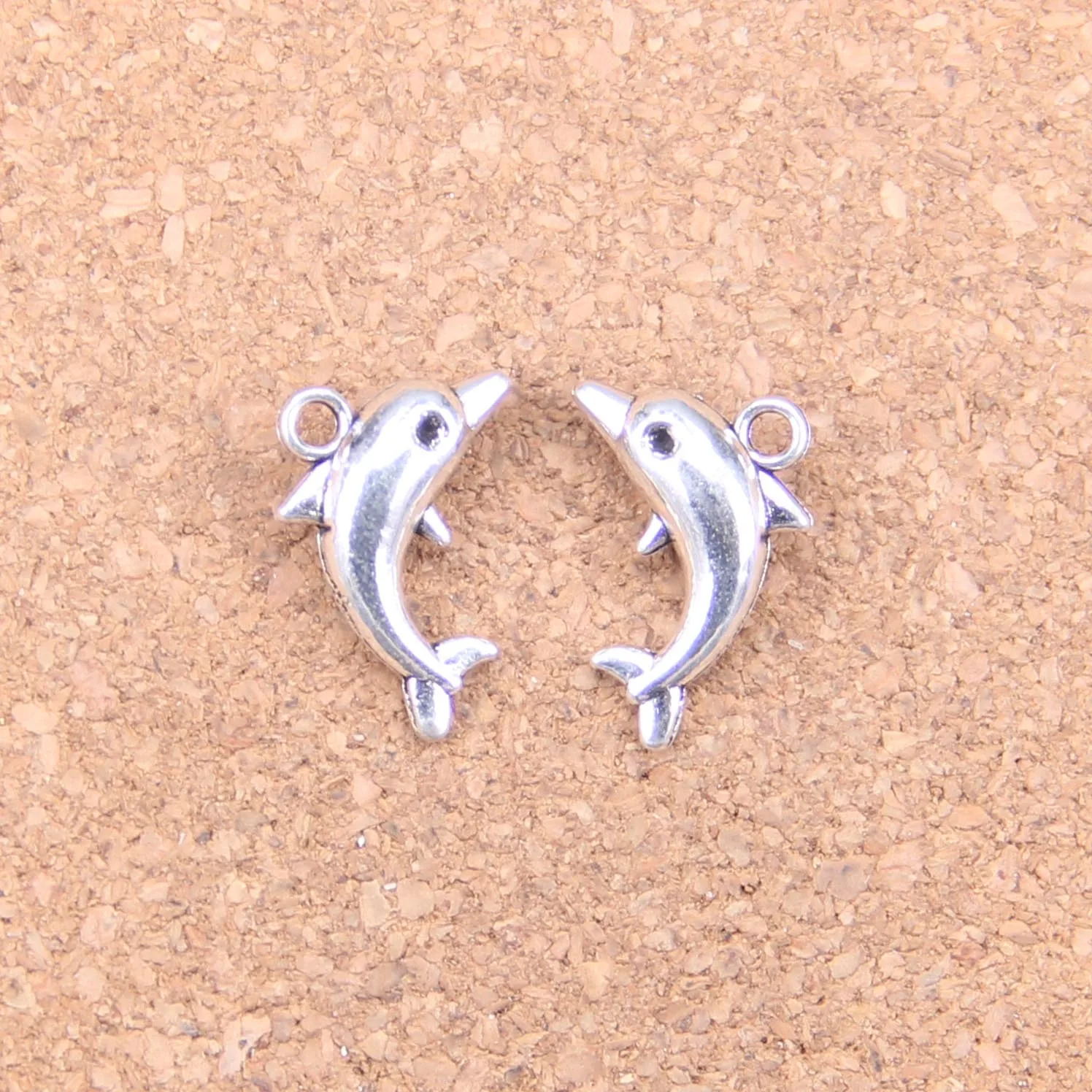 72 шт. Подвески Прекрасный Дельфин 18x11 мм старинные подвески ювелирные изделия из