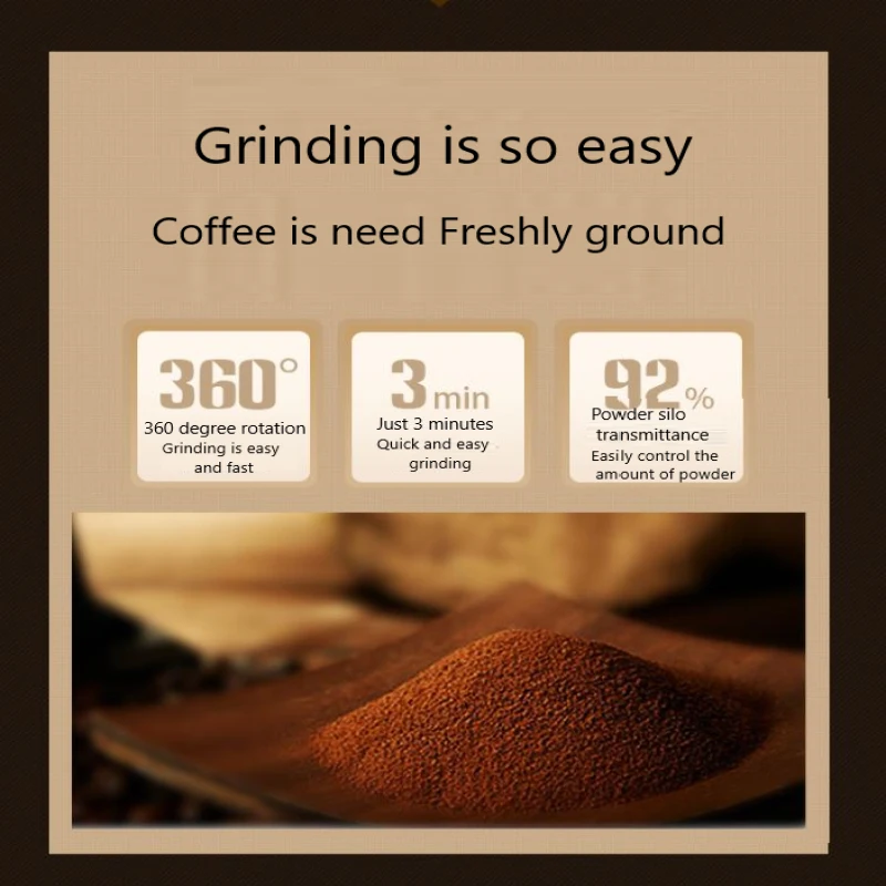 

Portable Stainless Steel Coffee Grinder Hand Grinder Chestnut Grinder Mini Coffee Milling Machine Household Coffee Beans Grind