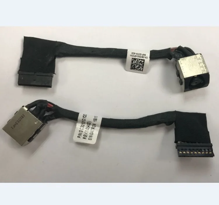 (1-10 шт.) Новый DC Мощность Jack с кабель для Dell G5 15 5587 P/n: 0XJ39G DC301010Y00 | Компьютеры и офис