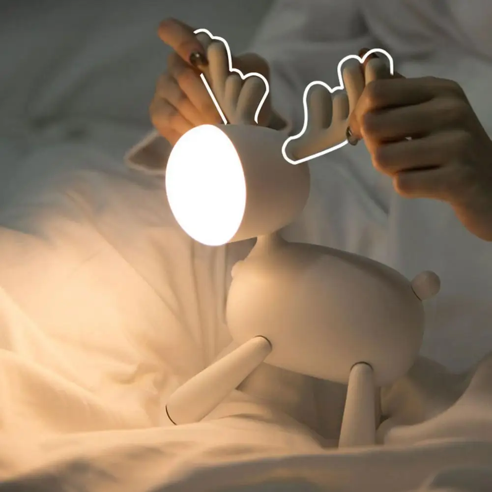 Ночсветильник с регулируемым поворотным хвостом и USB-зарядкой 5 В | Лампы