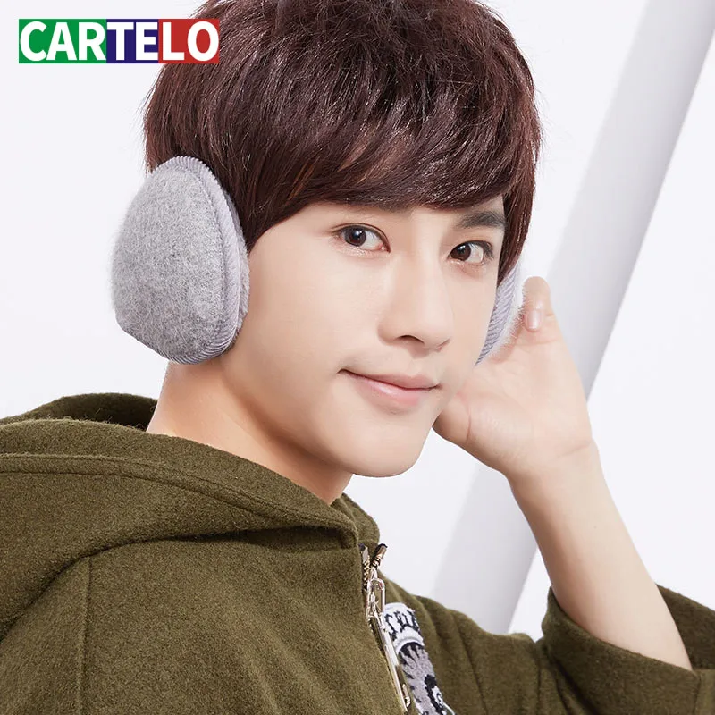 

CARTELO2020 new winter warm earmuffs for men and women windproof rabbit plush ear protection thick fashion winter earmuffs