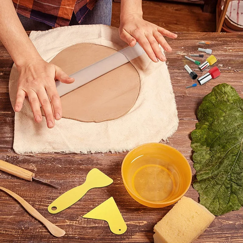 Инструменты для полимерной глины акриловая искусственная кожа вспомогательная