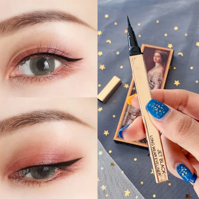 Водостойкая Подводка для глаз винтажная масляная живопись устойчивое к поту