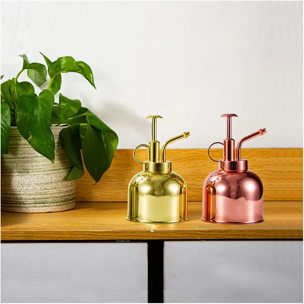 

300ML Stainless Steel Mini Watering Can Nordic Style Gardening Vintage Tools Flower Watering Pot Spray Kettle For Water Flowers