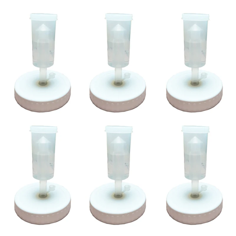 

Mouth Mason Jars Lids Fermenting Lids with Airlocks Fermentation Kit for Making Sauerkraut in Wide Mouth Mason Jars 6Pcs