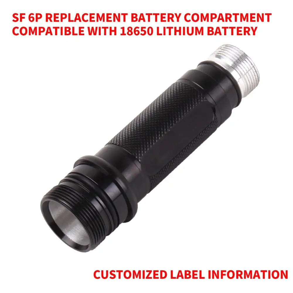 Замена surefire 6p G2 лампа для тела фонарик фонари совместим с батареей 18650|Фонарики и