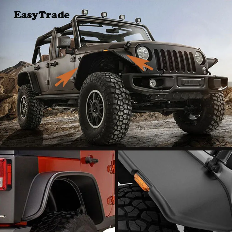 Для Jeep Wrangler JK 2008 2017 широкий стиль защита для брызговиков Брызговики|Грязезащита| |