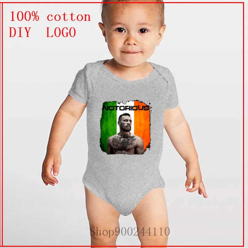 Комбинезоны с принтом Conor Mcgregor летняя одежда для новорожденных комбинезон