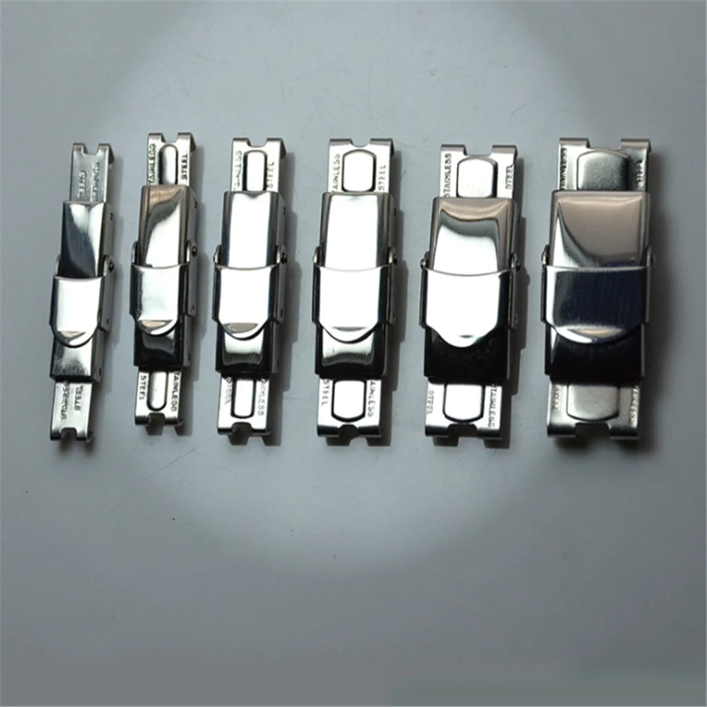 Серебристая застежка для кожаного браслета 5 шт.|Ювелирная фурнитура и