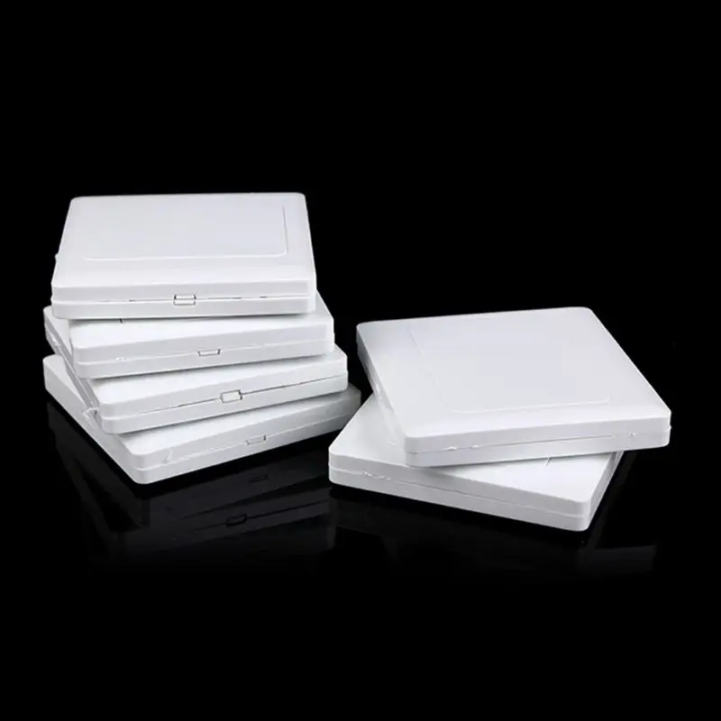 Электрический настенный выключатель розетка Пустая Крышка панель белая доска ABS