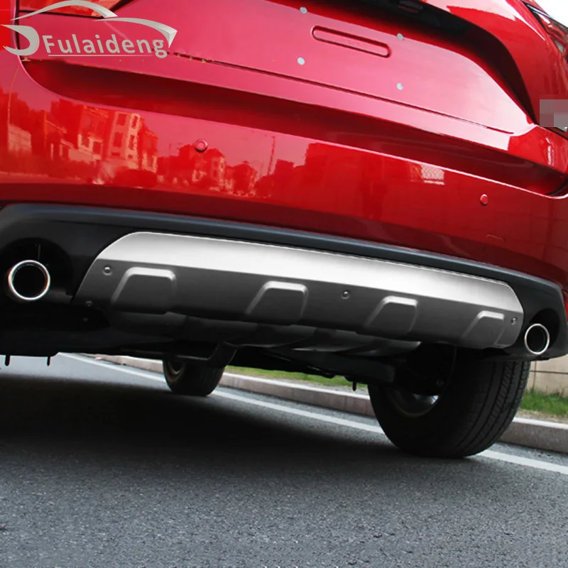 2 шт. защитные накладки на передний и задний бампер из нержавеющей стали для Mazda Cx 5