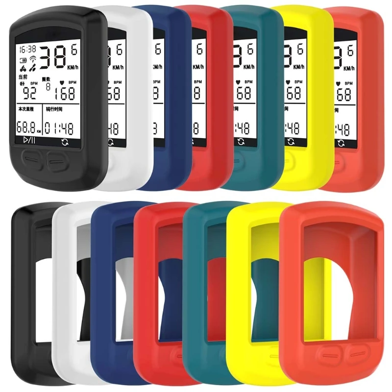 P82F Multi-color Silicone Skin Case Cover For iGPSPORT IGS10 Bike Cycling Computer images - 6