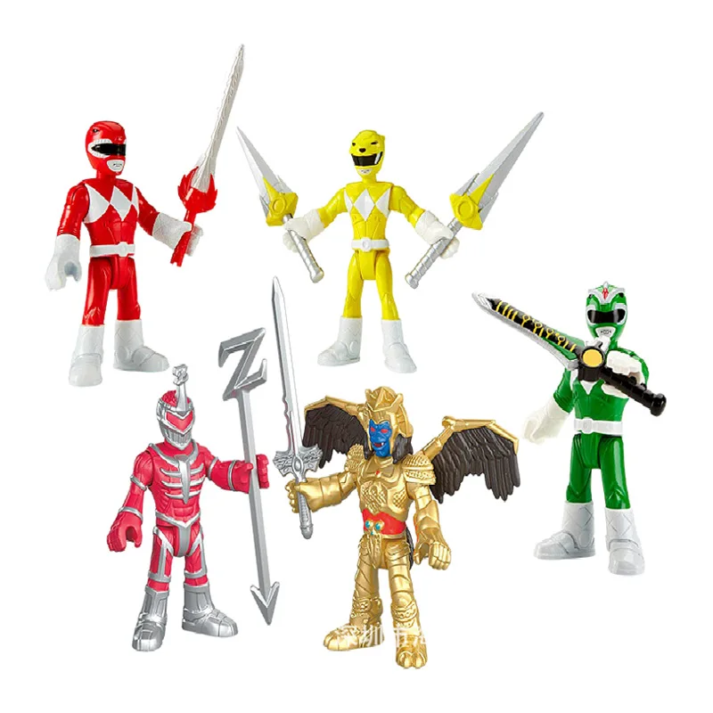 5 шт./компл. полномочия игрушка рейнджеров фигурку могучий Morphin силы меха зверь