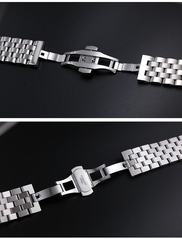 

Stainless Steel Watch Band Quick Release Strap for Mido Tissot Stainless Steel Strap 20 21 22 24 26mm Watch Accessories