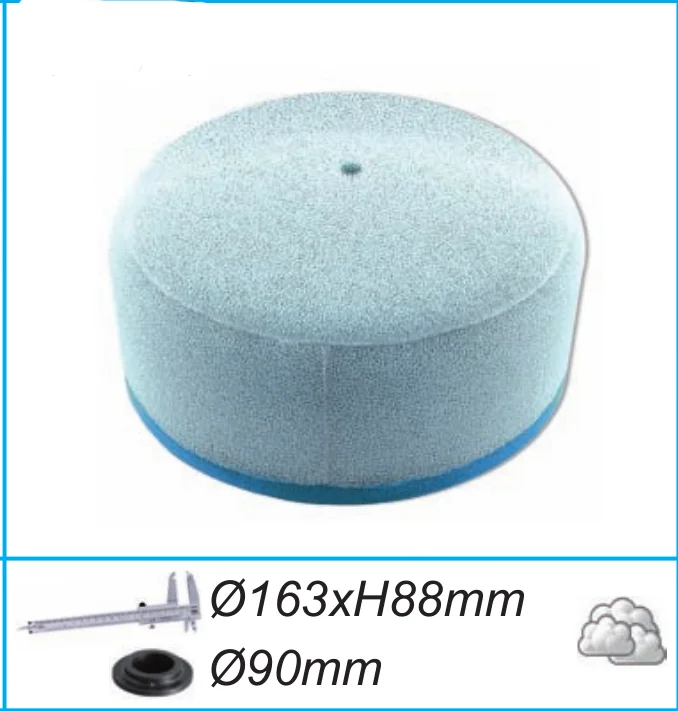 Фильтр воздухозаборника для мотоцикла Kawasaki KX125 KX250 1987-1989 KLX250 2006-2018 KX500 1987-2003 KLX650