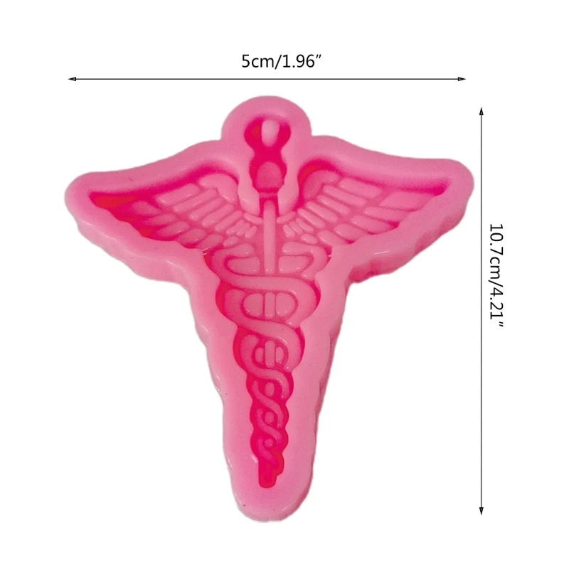 

Emblem Badge Keychain Epoxy Resin Mold Keychain Earrings Pendants Silicone Mould DIY Crafts Jewelry Necklace Casting Tools