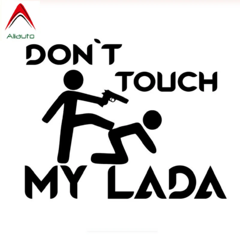 Забавная Автомобильная наклейка Aliauto Don't Touch My Lada автомобильные аксессуары