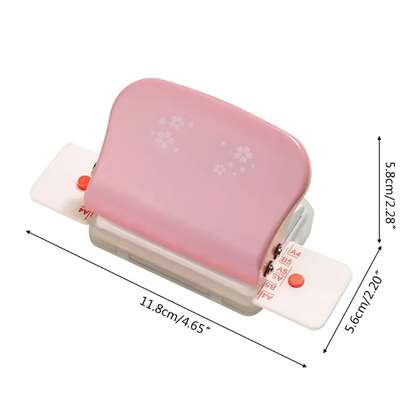 

2021 New A4 B5 A5 30/26/20 Holes DIY Loose Leaf Hole Puncher Handmade Scrapbook Office