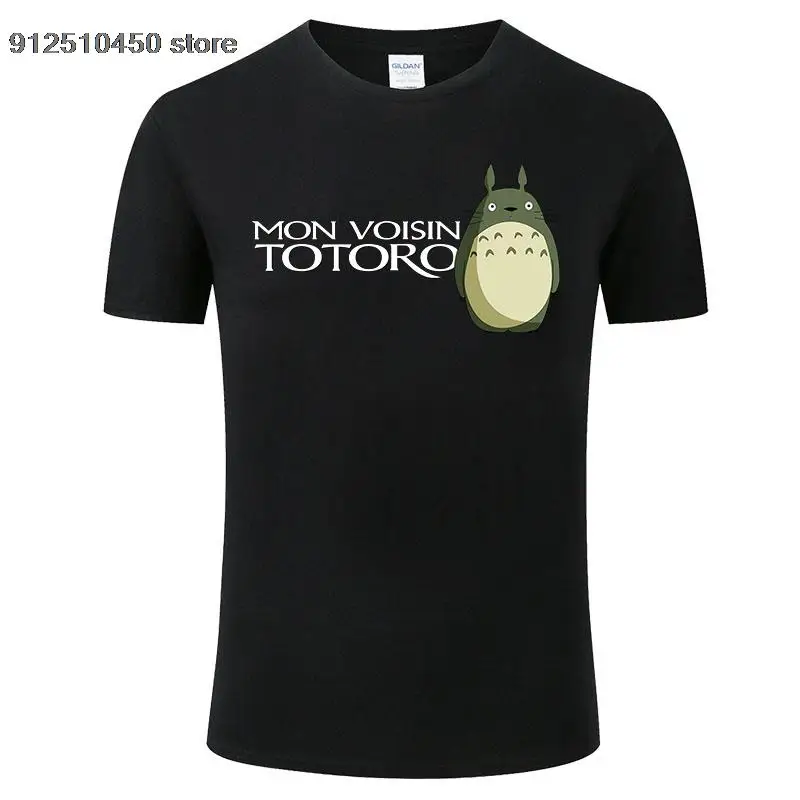 

Men's Brand T-Shirts Totoro Summer Short Sleeve T Shirt High Quality Cotton Casual Streetwear Unisex Anime Tee Sweatshirts H186