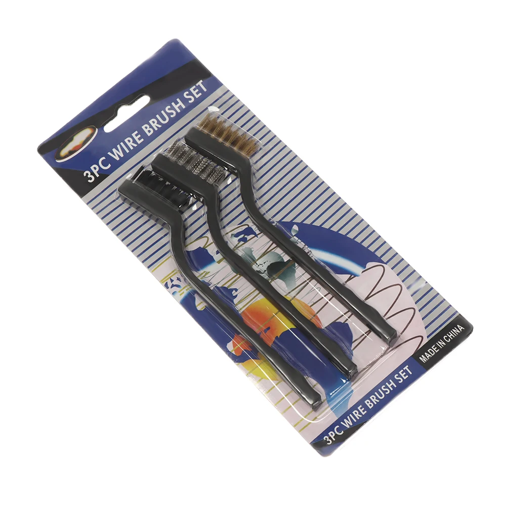 Многофункциональная проволочная щетка ручная сталь латунь Нейлон Металл