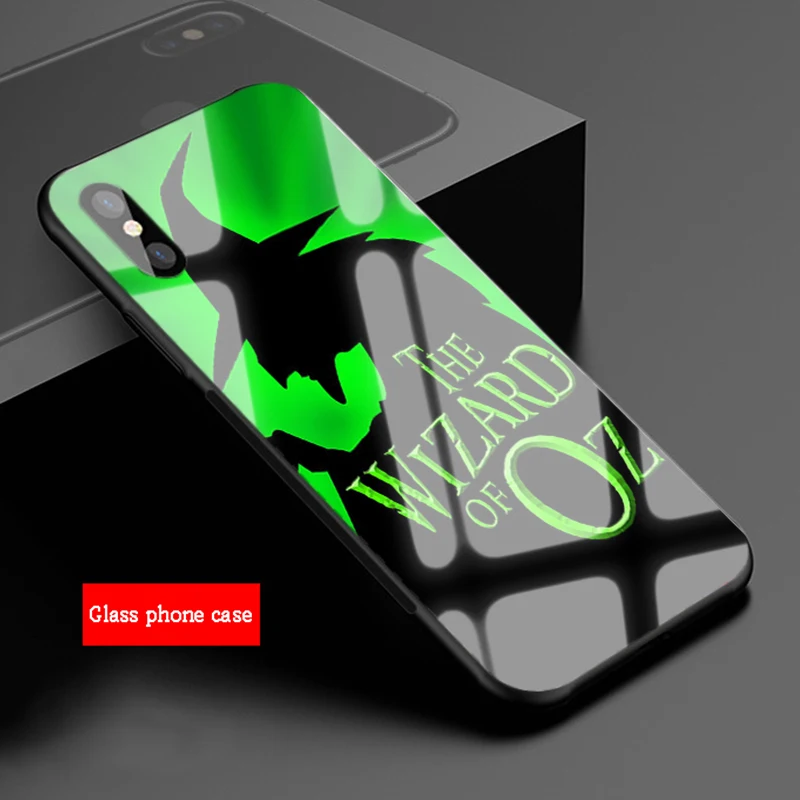 Чехол для iPhone 6 для телефона из закаленного стекла Wizard of OZ, 6 plus, 7, 7 plus, 8, 8 plus, 5, 5s, SE, X, XS, XR, XS Max - Цвет: B19071905-12.jpg