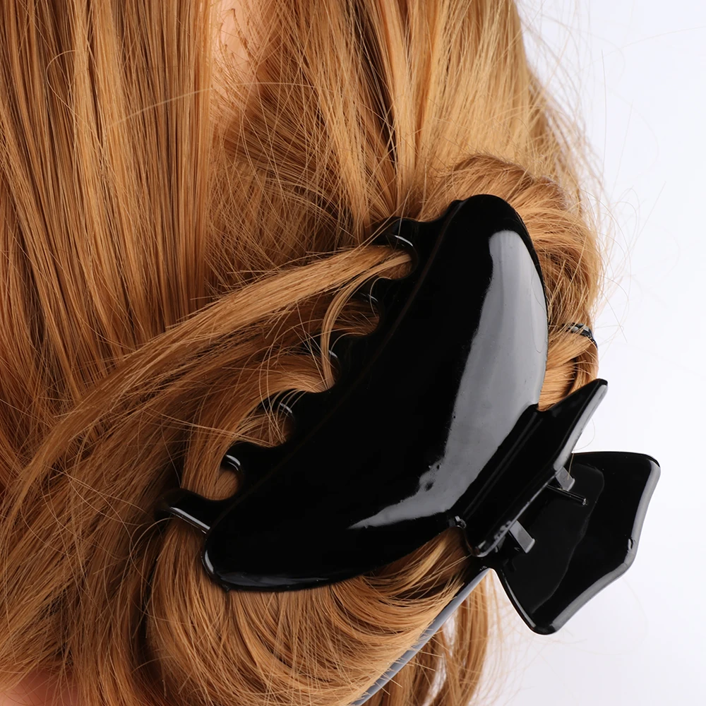 Новые яркие черные инструменты для укладки волос заколка бабочка удерживающая