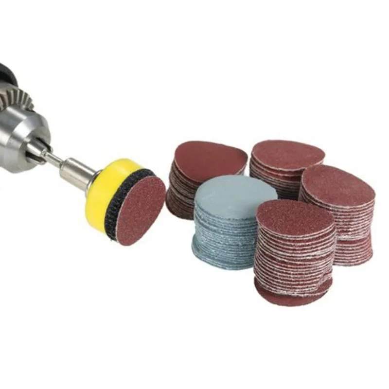 

100 Pieces 25mm 1 Inches Sander Disc Sand Sanding Paper Disk 100-3000 Grit Grinding Disc Abrasive Tools