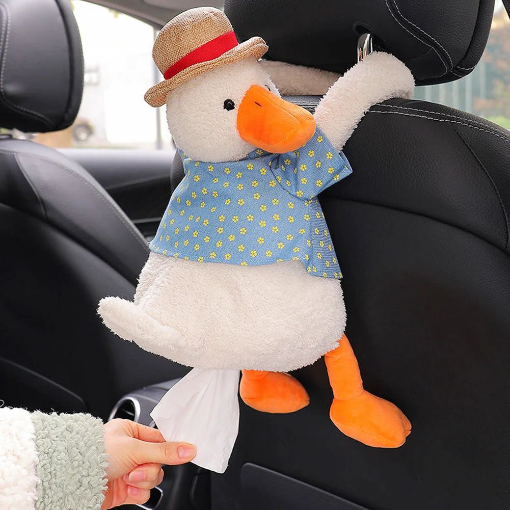 

Креативные автомобильные коробки для салфеток, автомобильная подвесная сетка, мягкая плюшевая сумка для полотенец, ящик для салфеток, авто...