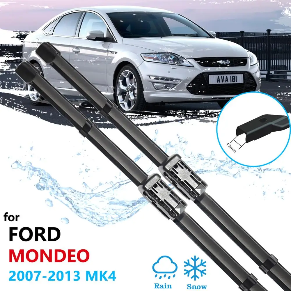 Щетки стеклоочистителя для Ford Mondeo MK4 2007 ~ 2013 стеклоочистители переднего стекла