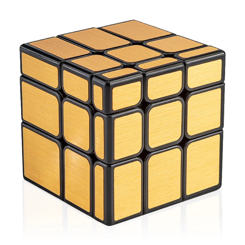 3x3x3 зеркальный волшебный куб головоломка твист развивающие игрушки Черное