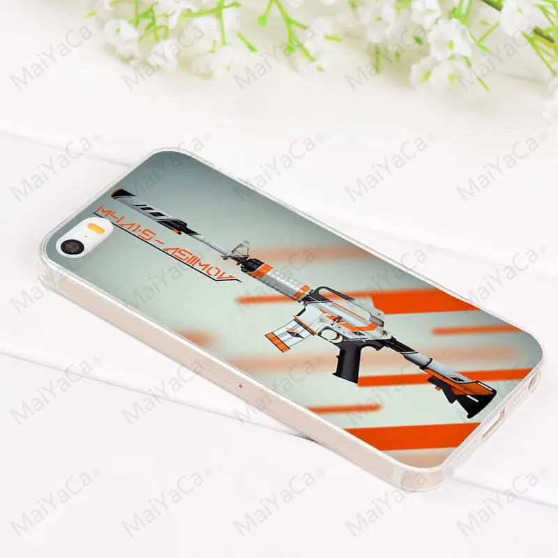 Чехол для телефона MaiYaCa cs go С Пистолетной игрой для iPhone 6S 6plus 7plus 8 8Plus X XS XR 5 5S 11pro max 11pro чехол