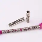 5 шт.компл. подвеска дредлок манжеты плетеные бусины ожерелье бороды трубы антикварные DIY браслеты сплав модные аксессуары подарки