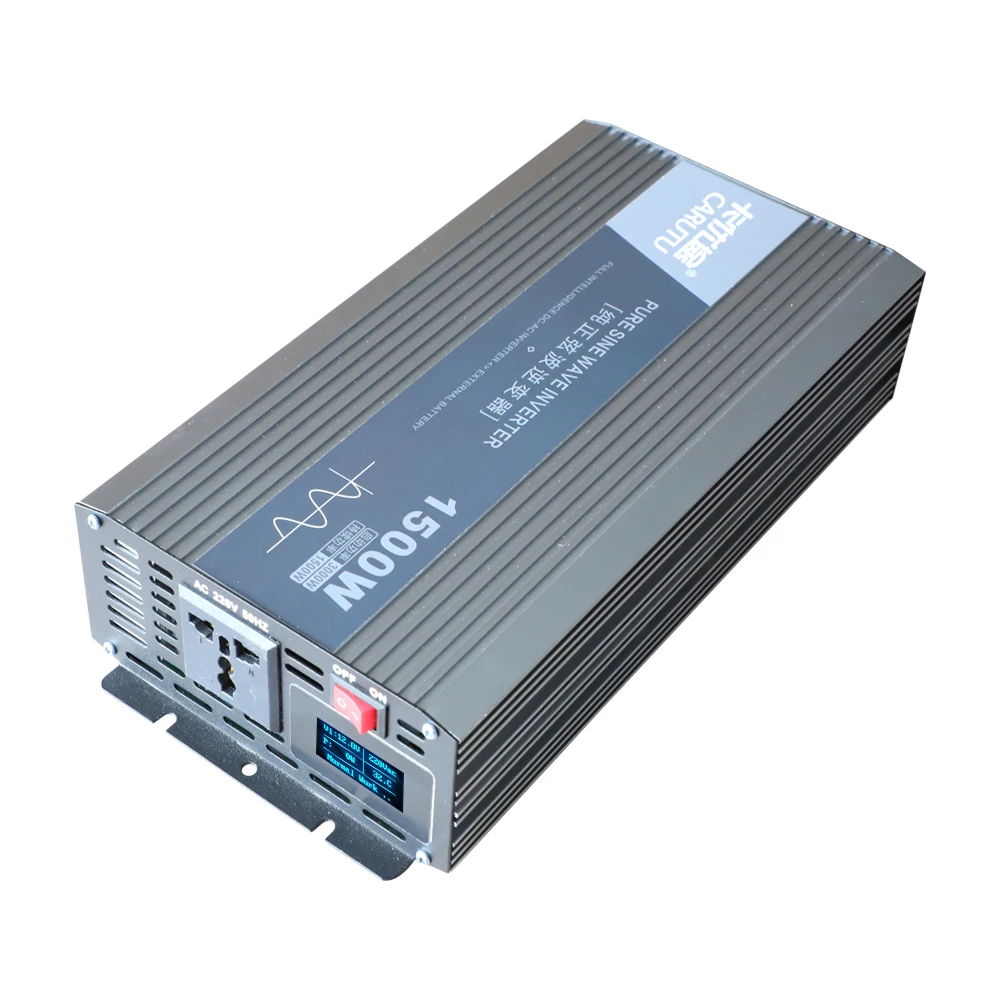 

2021 CE approval Sustain power full 1500W peak power 3000W pure sine wave inverter 12v 110v Vehicle power Inverter 48v 220v