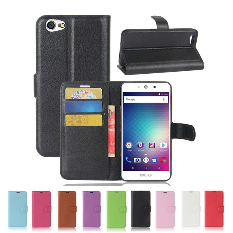 Чехол-книжка для BLU Grand M кожаный чехол-кошелек R1 HD чехлы телефона чехол из ТПУ с