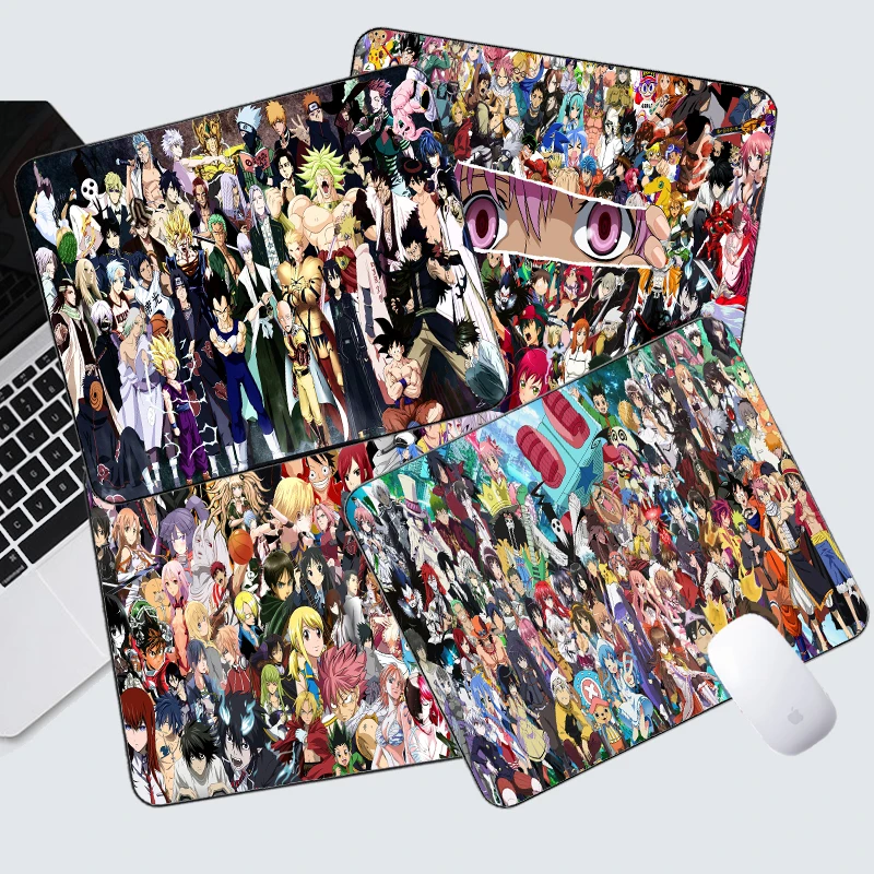 

Коврик для мыши с аниме-коллажем, коврик для мыши, игровой Настольный коврик для геймеров, настольные коврики, коврик для мыши и ноутбука, ко...