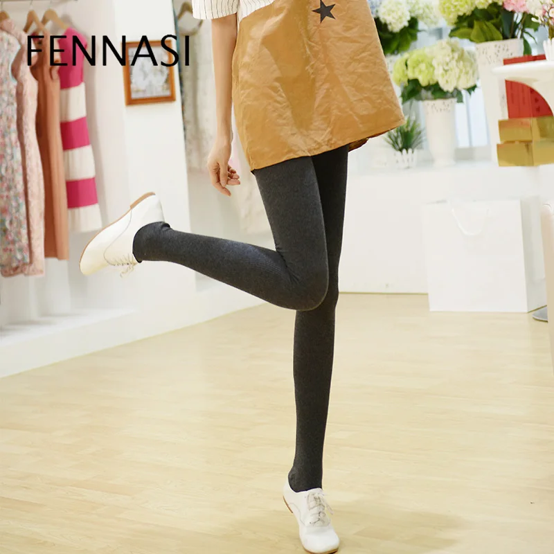 FENNASI женские теплые зимние колготки с высокой талией толстые пикантные лямками