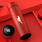 Вакуумная колба, стандартная кружка для путешествий с ЖК-дисплеем для Ford Mustang GT SHELBY Ar, аксессуары для украшения автомобиля