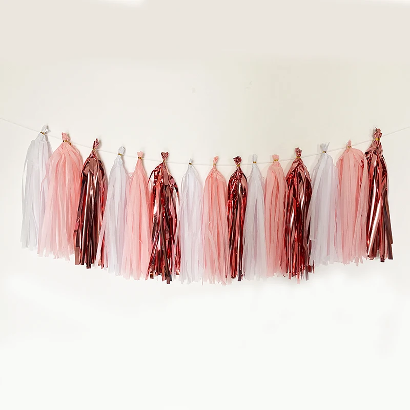 5 шт./упаковка детские носки сделай сам папиросной бумаги гирлянды с кисточками