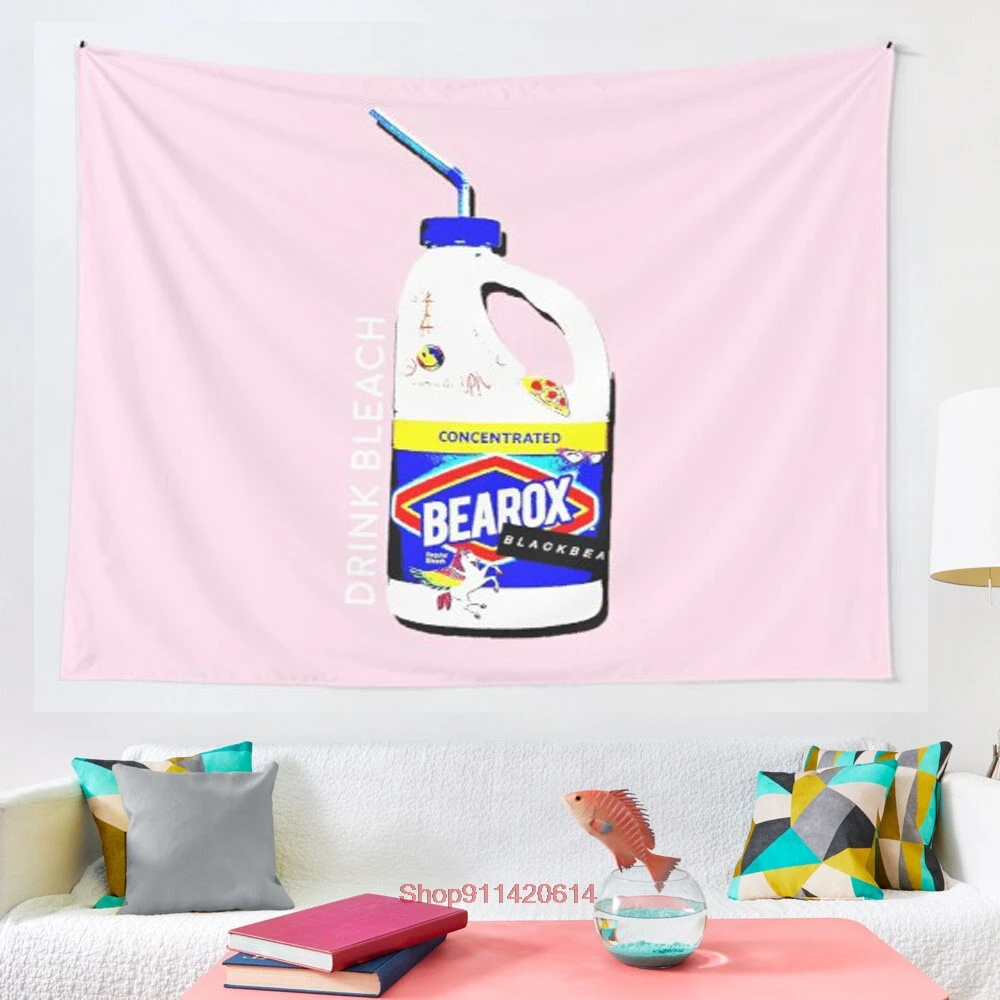 

Drink Bleach tapestry Bohemian decoration wall hanging bedroom psychedelic scene starlight art home decoration