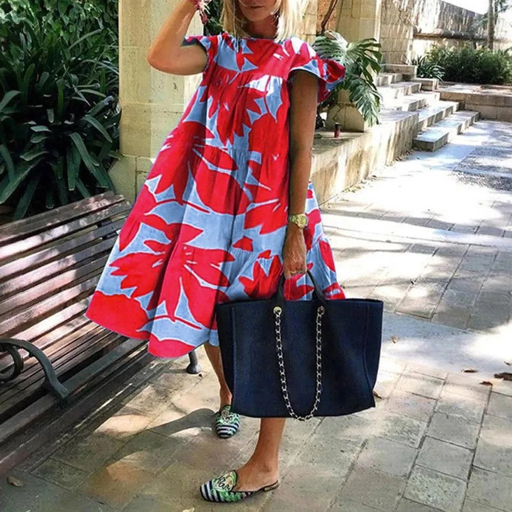 Элегантное платье для беременных женщин с коротким рукавом в стиле пэчворк V