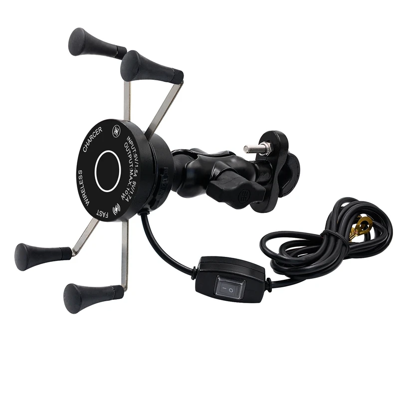 Крепление для телефона мотоцикла водонепроницаемый держатель мобильного 360 °