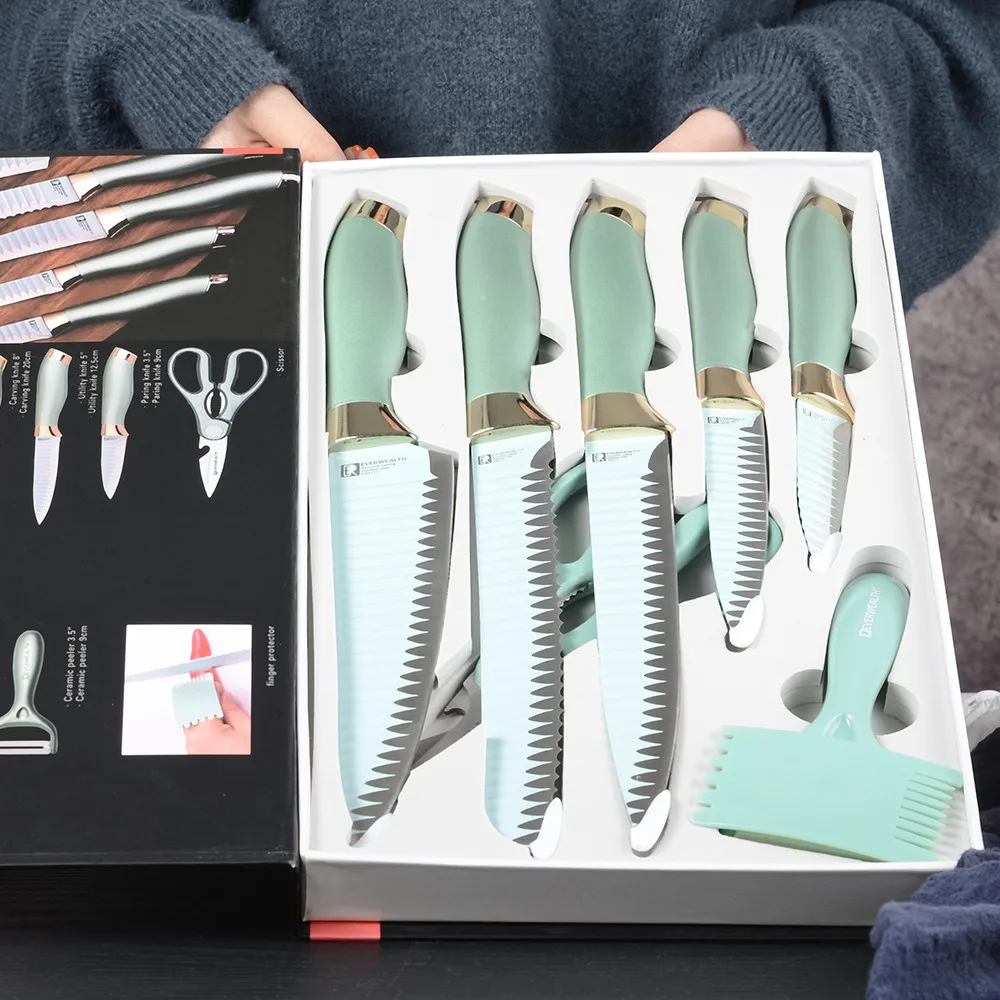 Набор кухонной утвари Qing из нержавеющей стали ножницы для чистки силиконовые