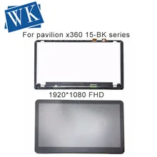 15.6 inch Laptop LCD Display Touch Assembly+Bezel for HP Pavilion x360 15-bk series 15-bk002nia 15-bk056n 15-bk021n 1920*1080