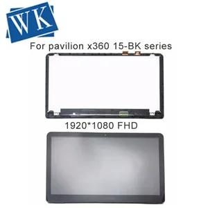 15 6 inch laptop lcd display touch assemblybezel for hp pavilion x360 15 bk series 15 bk002nia 15 bk056n 15 bk021n 19201080 free global shipping