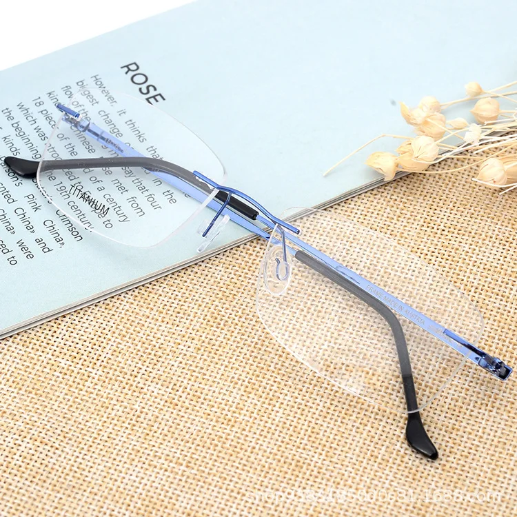 Новые модные очки в оправе близорукости металлическая элегантная оправа для